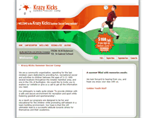 Tablet Screenshot of krazykicks.ca